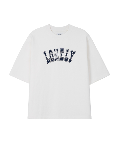 LONELY/LOVELY STRUCTURED T-SHIRT WHITE