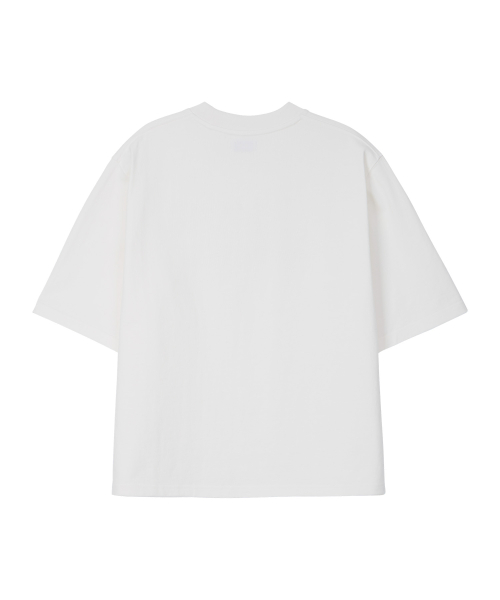 LONELY/LOVELY STRUCTURED T-SHIRT WHITE