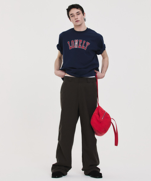 LONELY/LOVELY STRUCTURED T-SHIRT NAVY