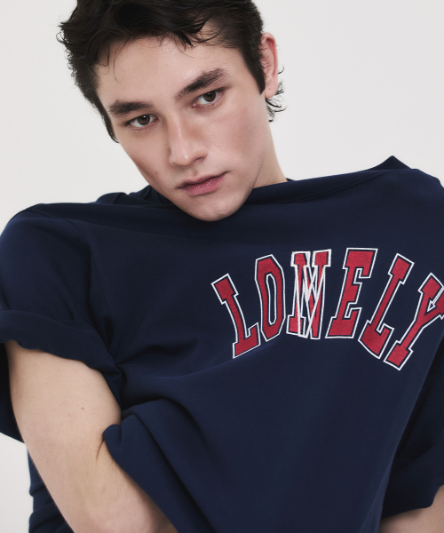 LONELY/LOVELY STRUCTURED T-SHIRT NAVY