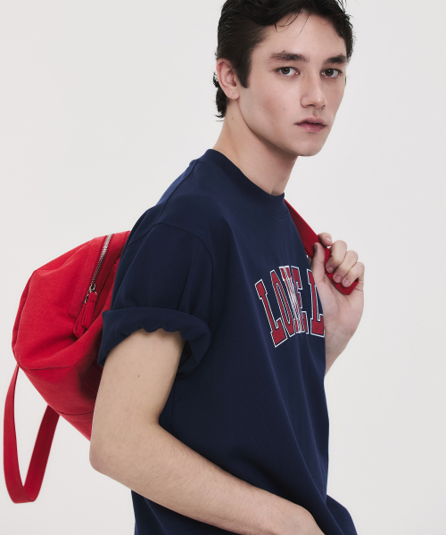 LONELY/LOVELY STRUCTURED T-SHIRT NAVY
