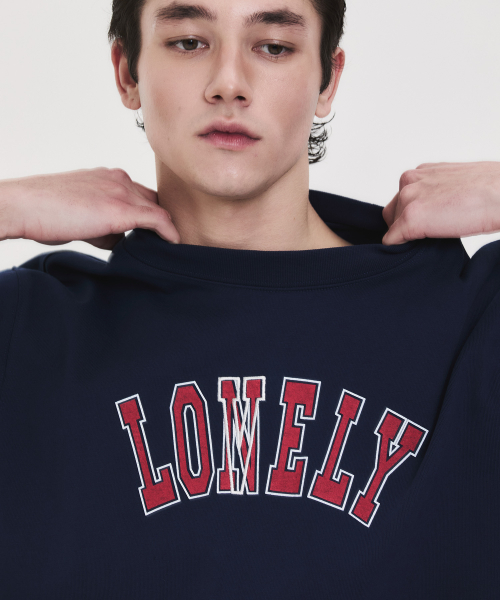 LONELY/LOVELY STRUCTURED T-SHIRT NAVY