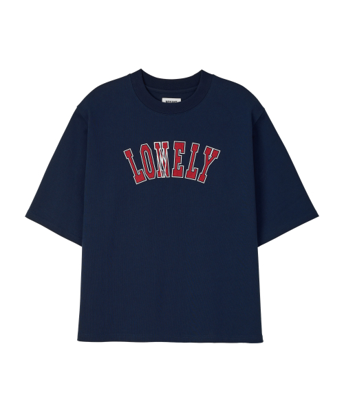LONELY/LOVELY STRUCTURED T-SHIRT NAVY
