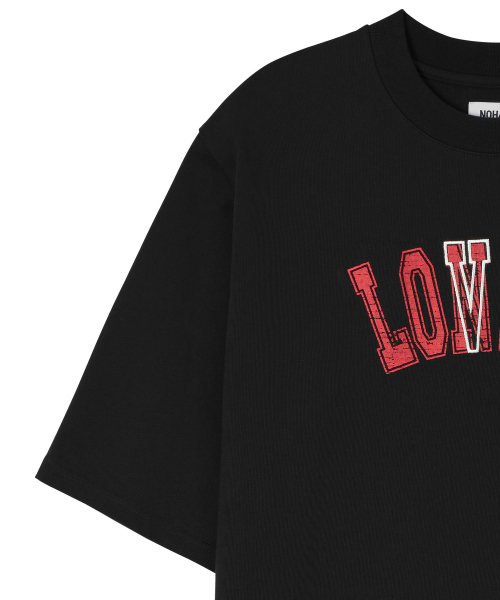 LONELY/LOVELY STRUCTURED T-SHIRT BLACK