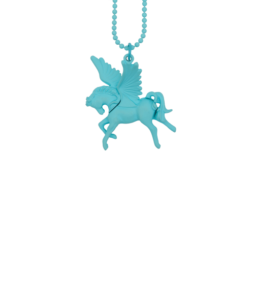 SY HORSE NECKLACE(SKY BLUE)