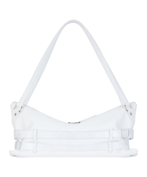 SY ROSE BELT SHOULDER BAG(WHITE)
