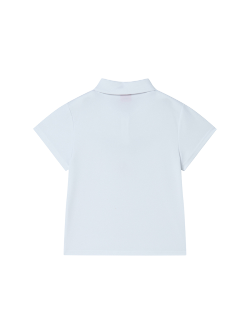 WING POLO SHIRT WHITE