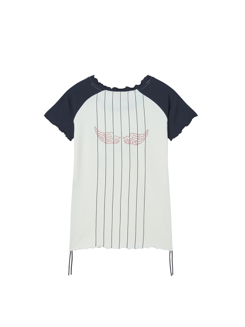 BASEBALL CLUB TEE NAVY