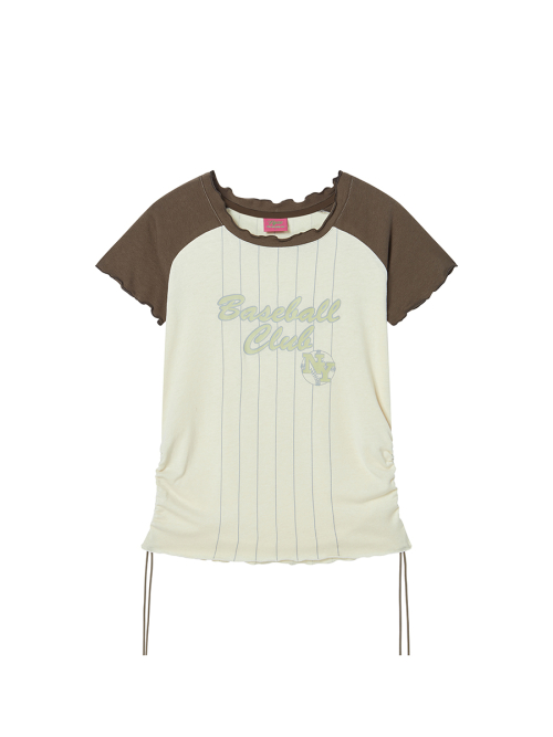 BASEBALL CLUB TEE BROWN