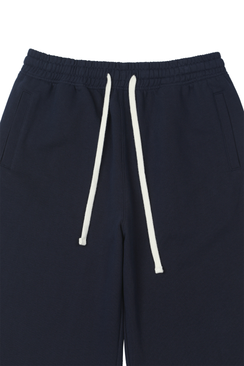 DN SCRIPT SWEAT BERMUDA PANTS IN NAVY
