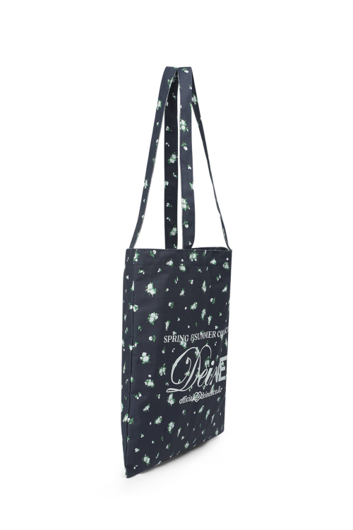 FLOWER SHOULDER BAG IN NAVY