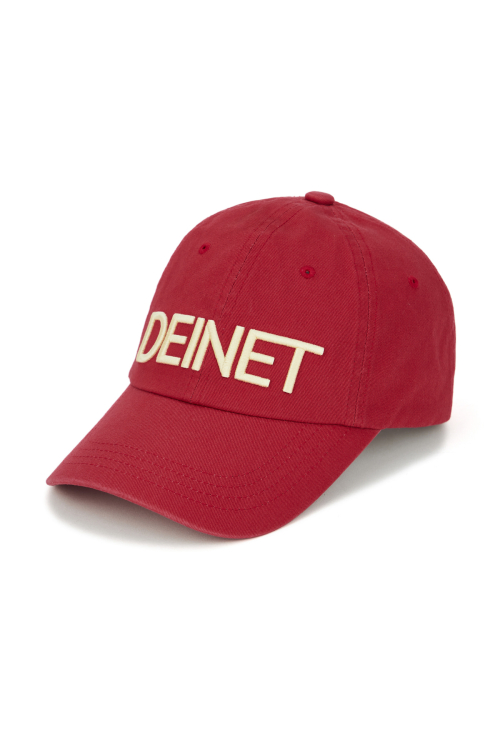 DEINET LOGO CAP IN BURGUNDY