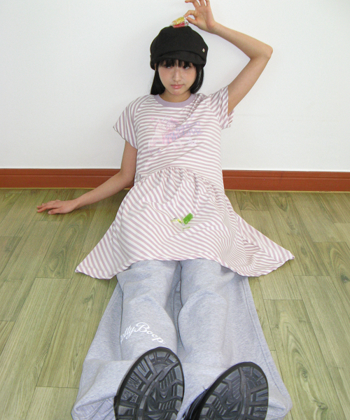 BETTY BOOP PRINCESS UNICORN STRIPE DRESS PURPLE