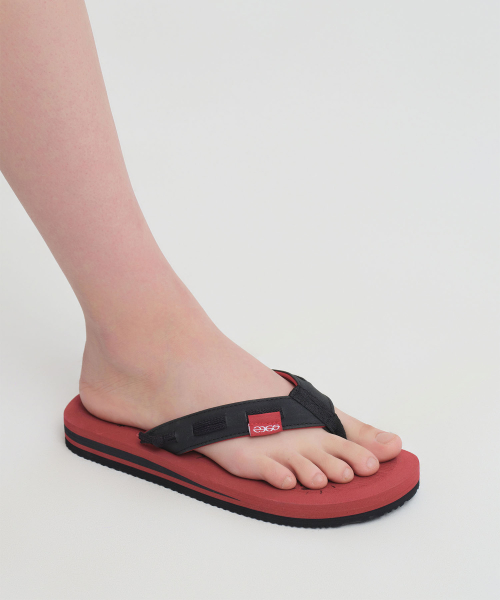 FEROA Flip-Flop - Red/Black