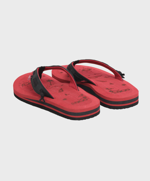 FEROA Flip-Flop - Red/Black