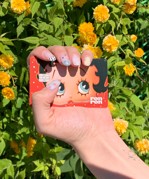 BETTY BOOP CUSTOM REMOVABLE CARD STICKER PACK