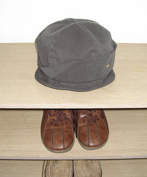 VOLUME PANEL NEWSBOY CAP CHARCOAL