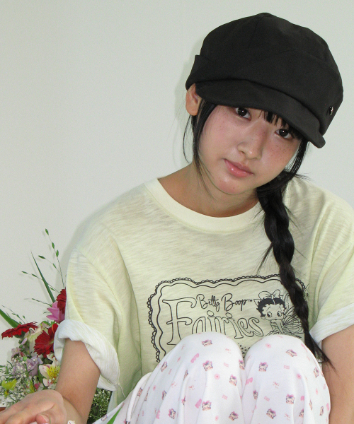 VOLUME PANEL NEWSBOY CAP BLACK