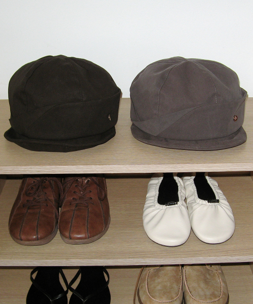 VOLUME PANEL NEWSBOY CAP BLACK