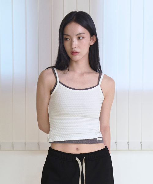 Light slim sleeveless - WHITE