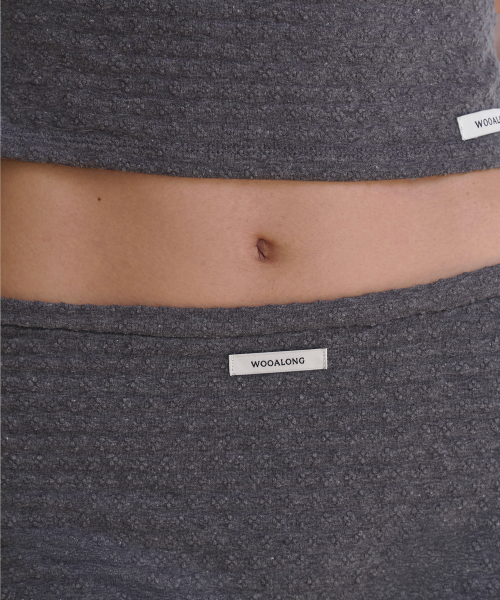 Light slim micro shorts -CHARCOAL