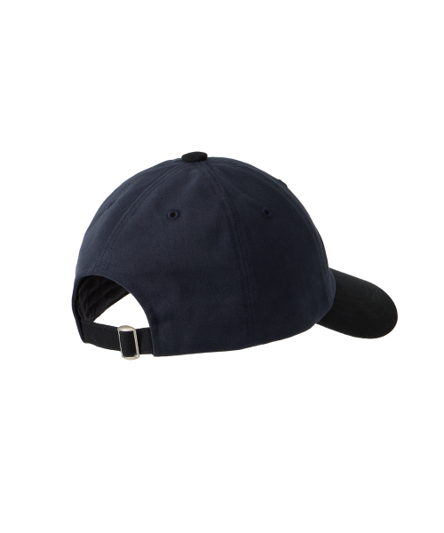 Contrast lettering ball cap - NAVY