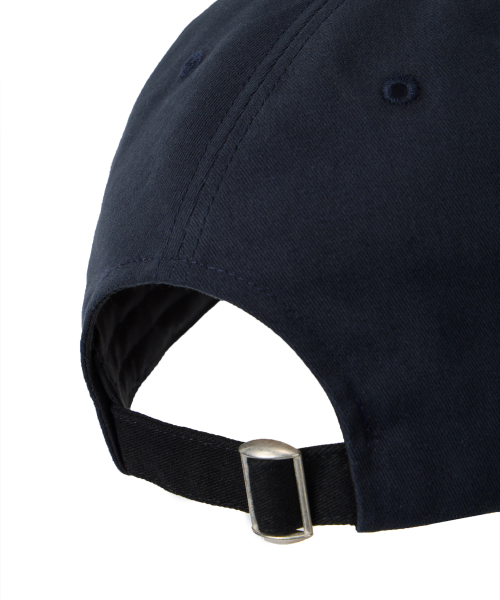 Contrast lettering ball cap - NAVY