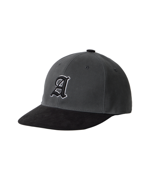 Slogan contrast cap - CHARCOAL