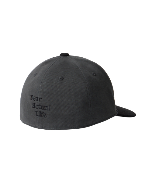 Slogan contrast cap - CHARCOAL