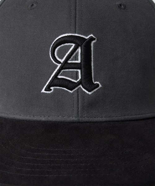 Slogan contrast cap - CHARCOAL