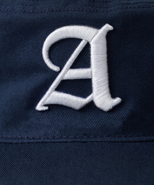 Slogan pill box cap - NAVY