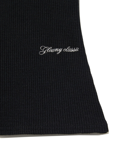 ROCKY WAFFLE SLEEVELESS TOP 2.0 (BLACK)