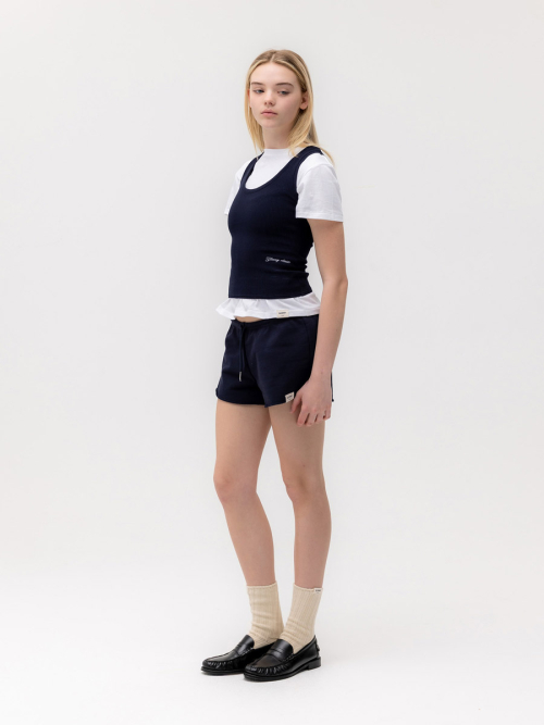 ROCKY WAFFLE SLEEVELESS TOP 2.0 (NAVY)