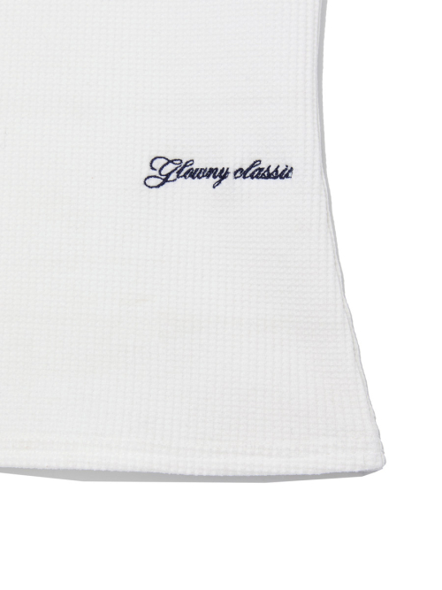 ROCKY WAFFLE SLEEVELESS TOP 2.0 (WHITE)