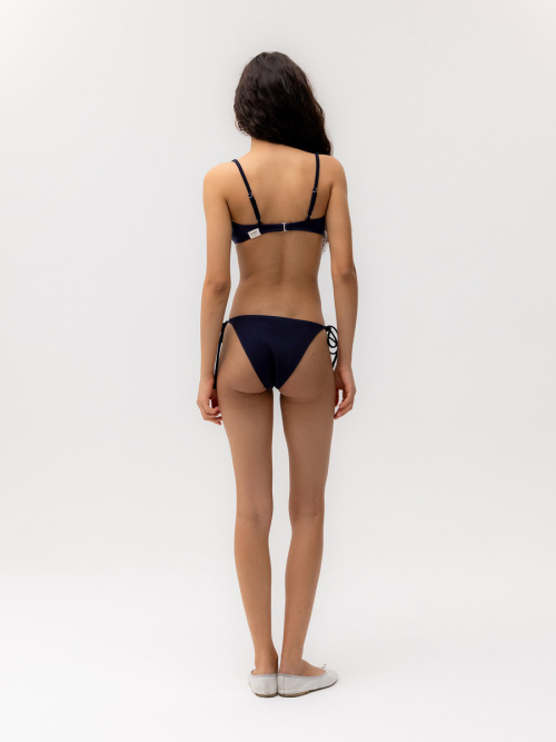 G WAFFLE BIKINI BOTTOM (NAVY)