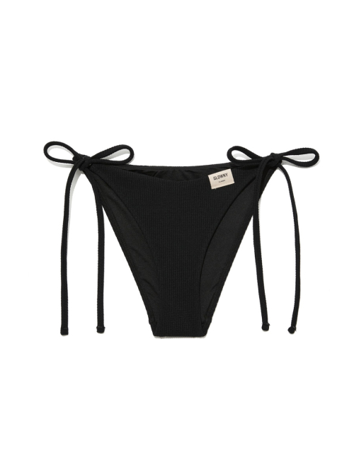 G WAFFLE BIKINI BOTTOM (BLACK)