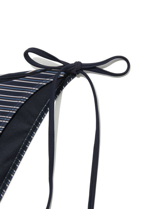 G ENCORE STRIPE BIKINI BOTTOM (NAVY STRIPE)