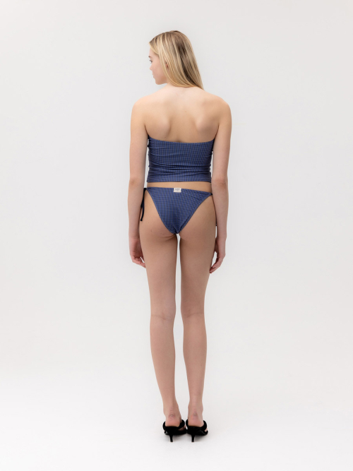 G GINGHAM BANDEAU (BLUE)