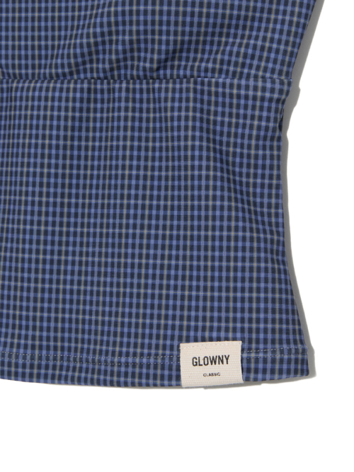 G GINGHAM BANDEAU (BLUE)