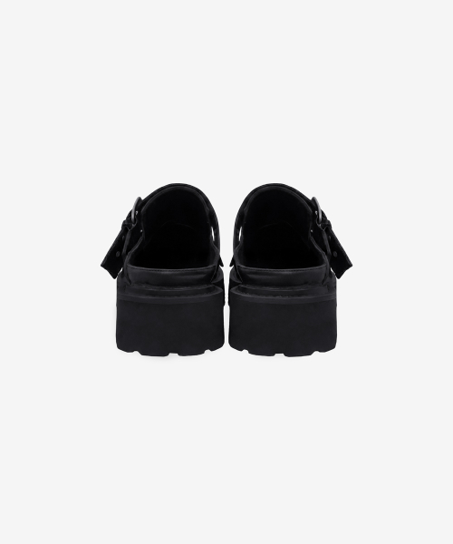 Husk Double Strap Mule_Black