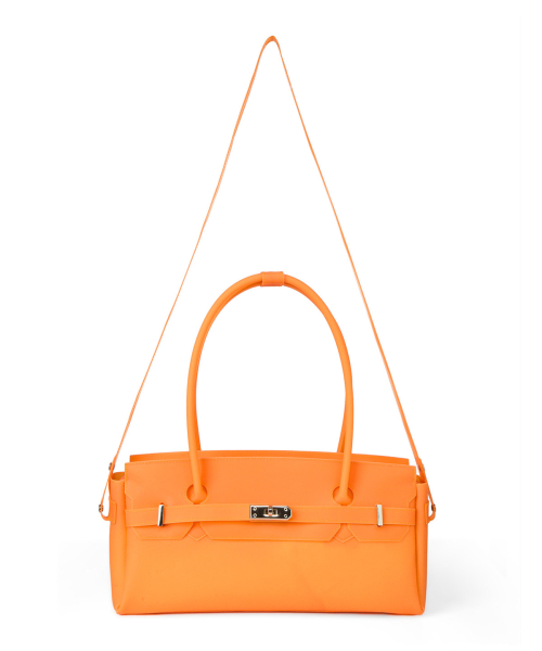 JELLY TWO-WAY BAG IN ORANGE