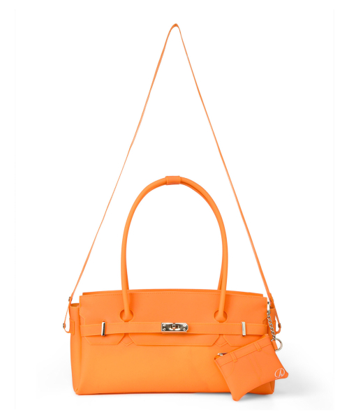 JELLY TWO-WAY BAG IN ORANGE