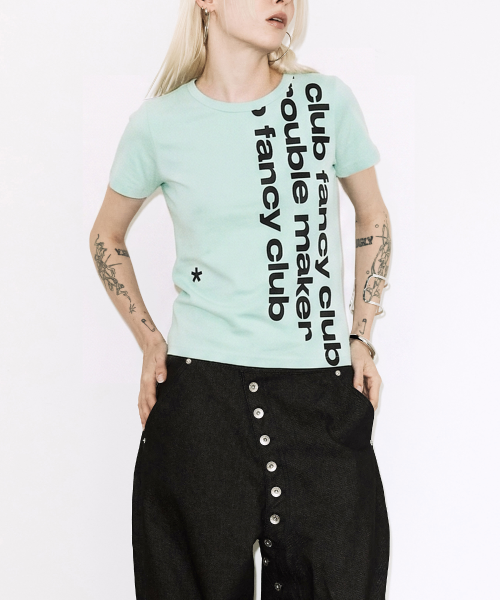 BAYWATCH CROP TEE (MINT) F26QB103