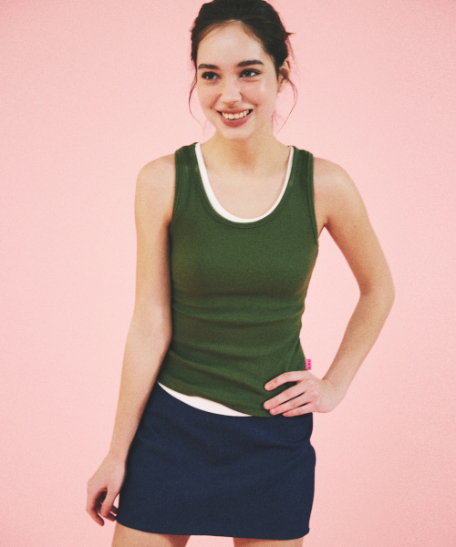 FIT RIB SLEEVELESS