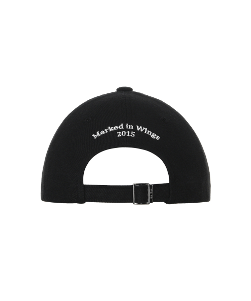 OVAL WAPPEN BALL CAP_BLACK
