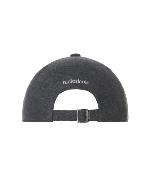 NN DOTCOM SIGNATURE BALL CAP_CHARCOAL PINK