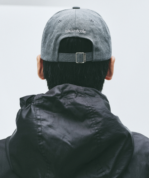 NN DOTCOM SIGNATURE BALL CAP_CHARCOAL PINK