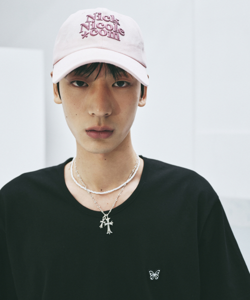 NN DOTCOM SIGNATURE BALL CAP_BABY PINK