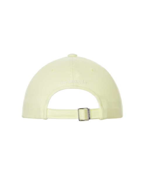 NN DOTCOM SIGNATURE BALL CAP_YELLOW CREAM