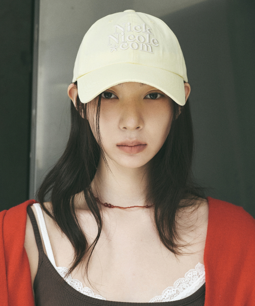 NN DOTCOM SIGNATURE BALL CAP_YELLOW CREAM